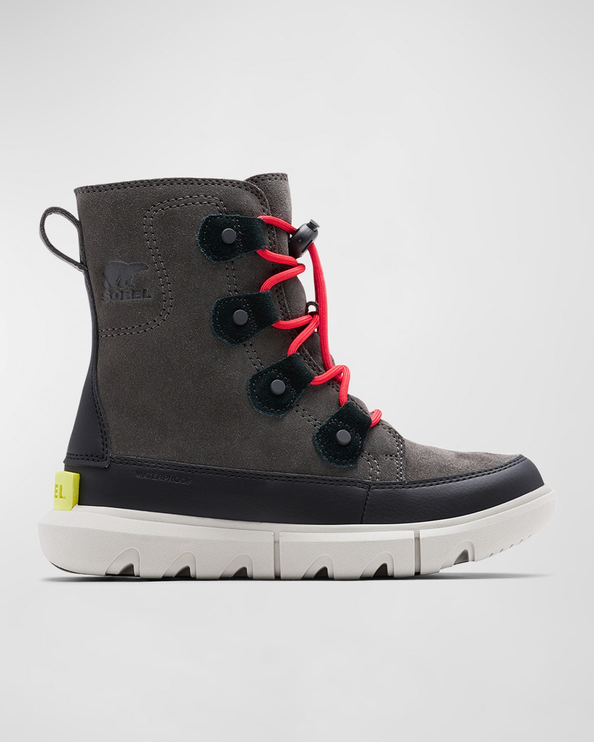 Childrens Sorel Explorer Lace Waterproof Boot