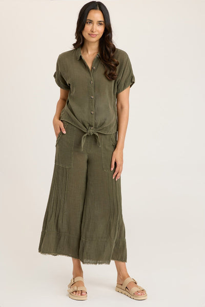 Women's Guaze Teagan Tie Top