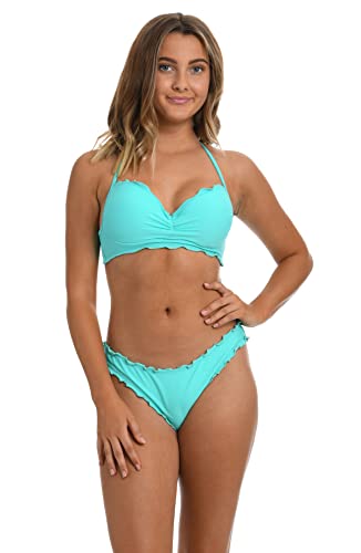 Push Up Ruffled Underwire Bra