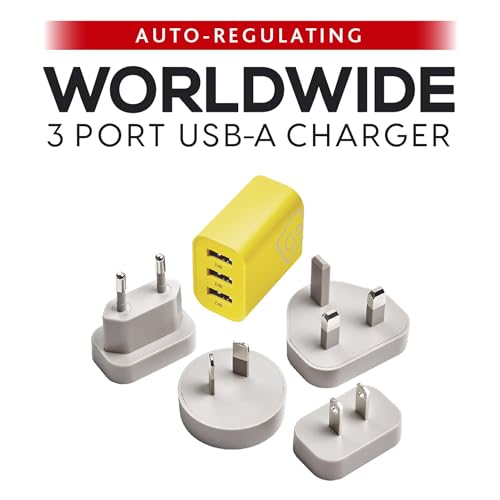 Worldwide 3 Port USB-A Charger