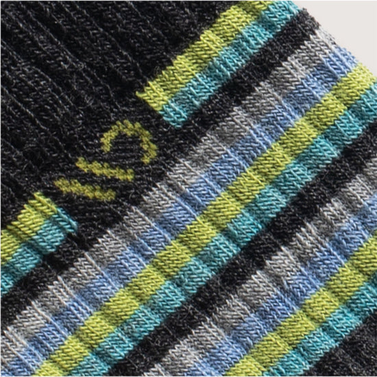 Women's Multi Stripe Cushion Micro Crew Socks