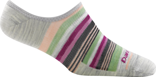 Women's Topless Multi Stripe No Show Hidden Light