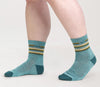 Women's Multi Stripe Cushion Micro Crew Socks