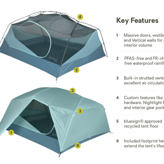 Aurora Backpacking Tent & Footprint