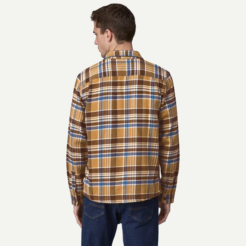 Men's Long Sleeve Organic Cotton Midweight Fjord Flannel Shirt