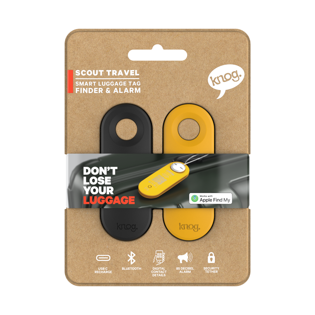 Knog Scout Travel Smart Luggage Tag - Twin Pack