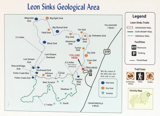 Leon Sinks Geological Area Day Hike