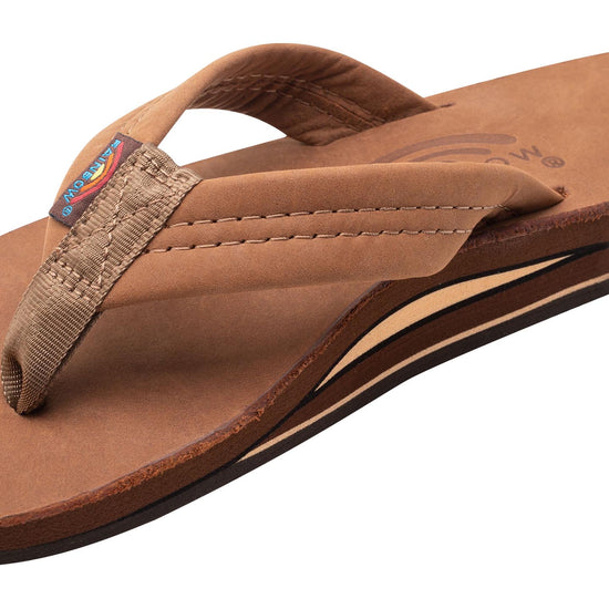 Women's Double Layer Arch Support Premier Leather with a 1" Strap