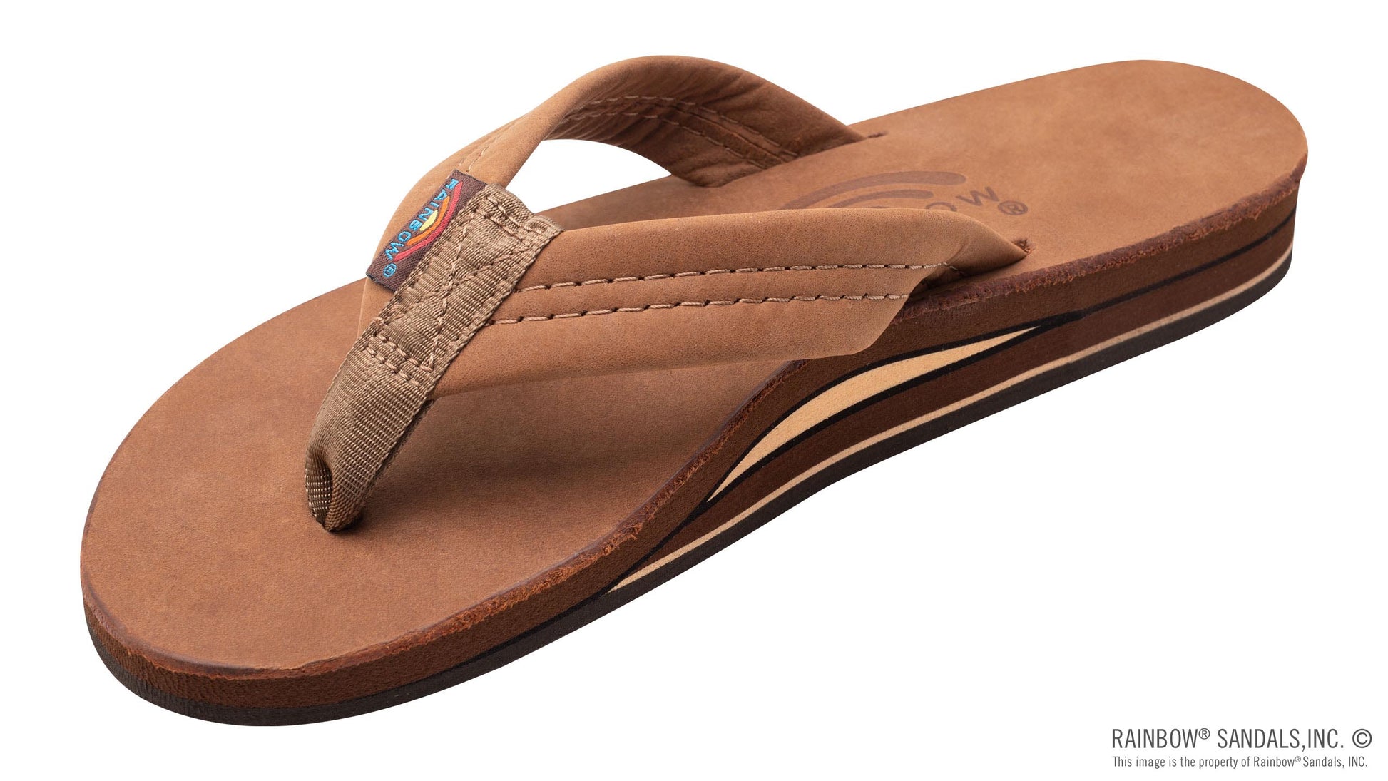 Women's Double Layer Arch Support Premier Leather with a 1" Strap
