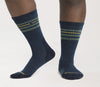 Men's Vintage Stripe Midweight Crew Sock