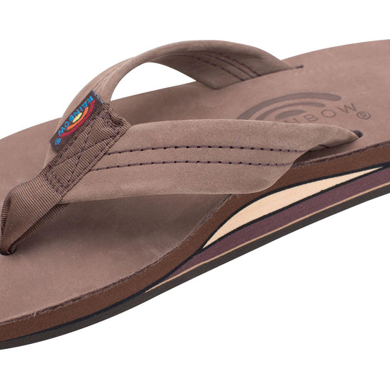 Women's Double Layer Arch Support Premier Leather with a 1" Strap