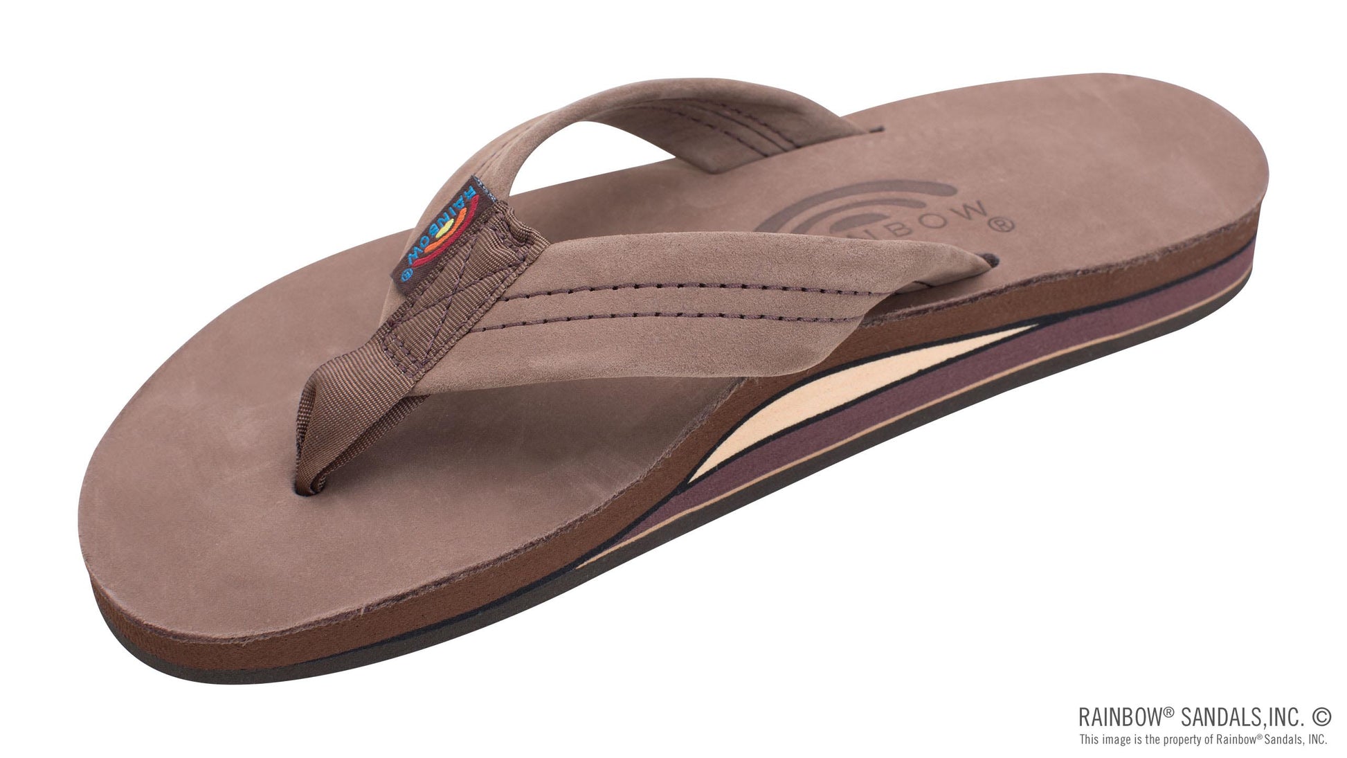 Women's Double Layer Arch Support Premier Leather with a 1" Strap