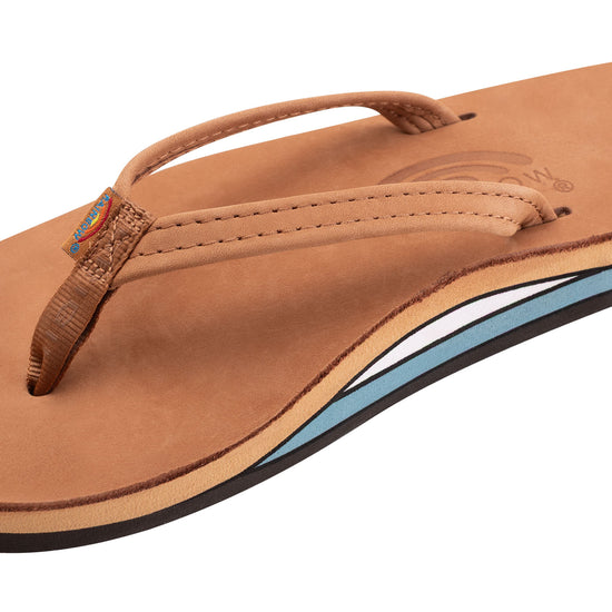 Women's Double Layer Arch Support Premier Leather with a 1/2" Narrow Strap