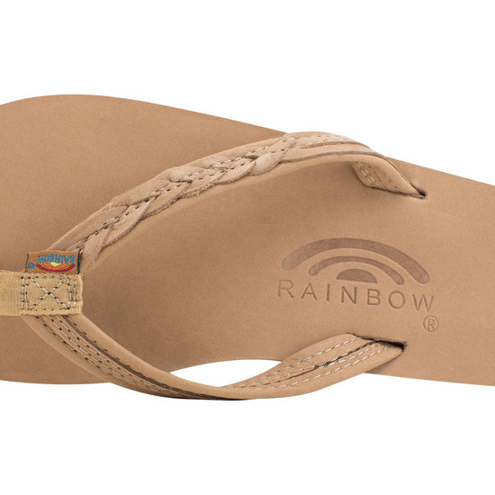 The Madison – Single Layer Arch Support with a Braid on a 1/2" Narrow Rolled Strap