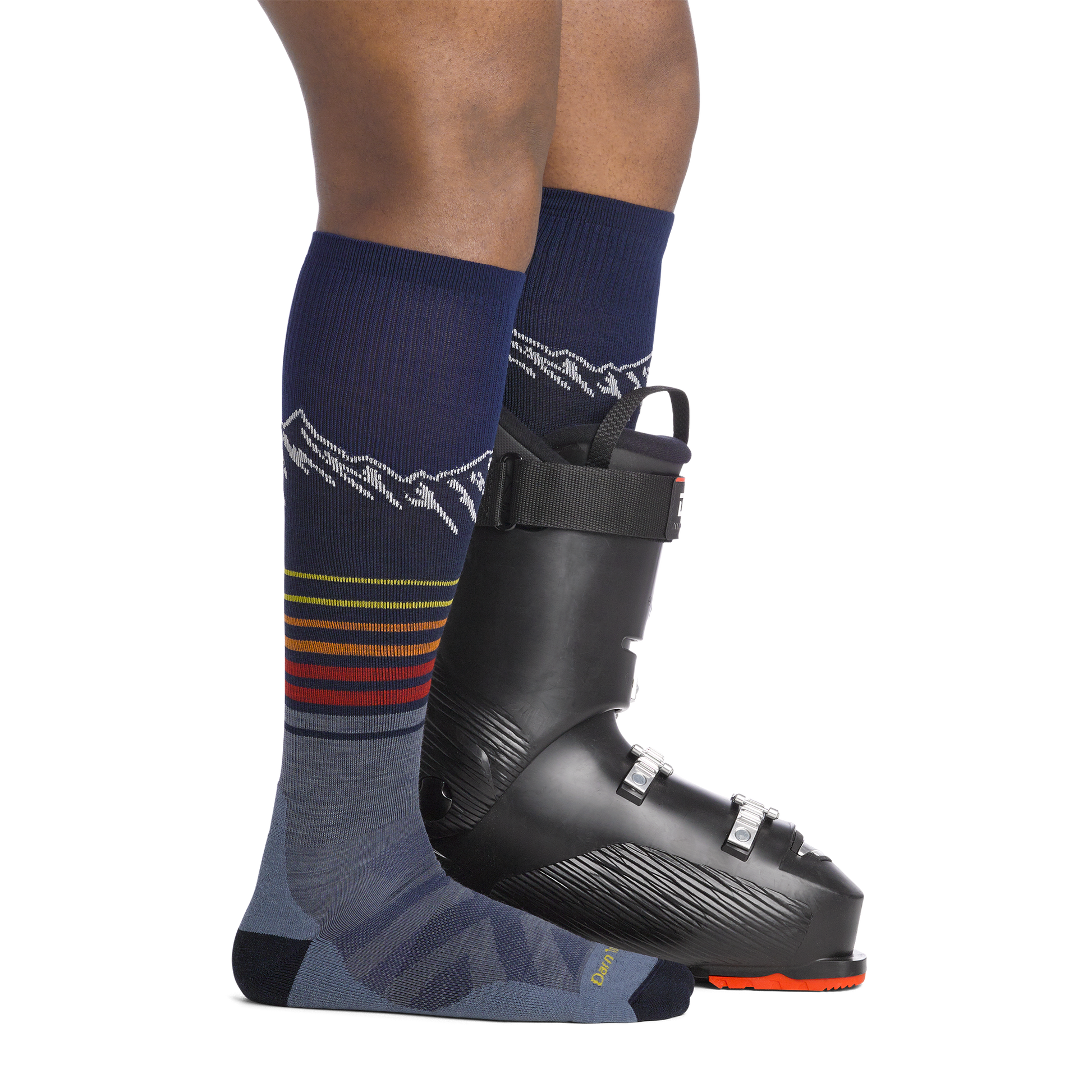 Men's Steep Lines Over-the-Calf Lightweight Ski & Snowboard Socks