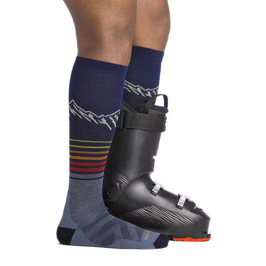 Men's Steep Lines Over-the-Calf Lightweight Ski & Snowboard Socks