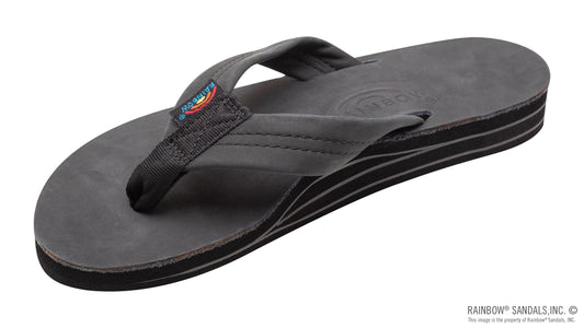 Women's Double Layer Arch Support Premier Leather with a 1" Strap