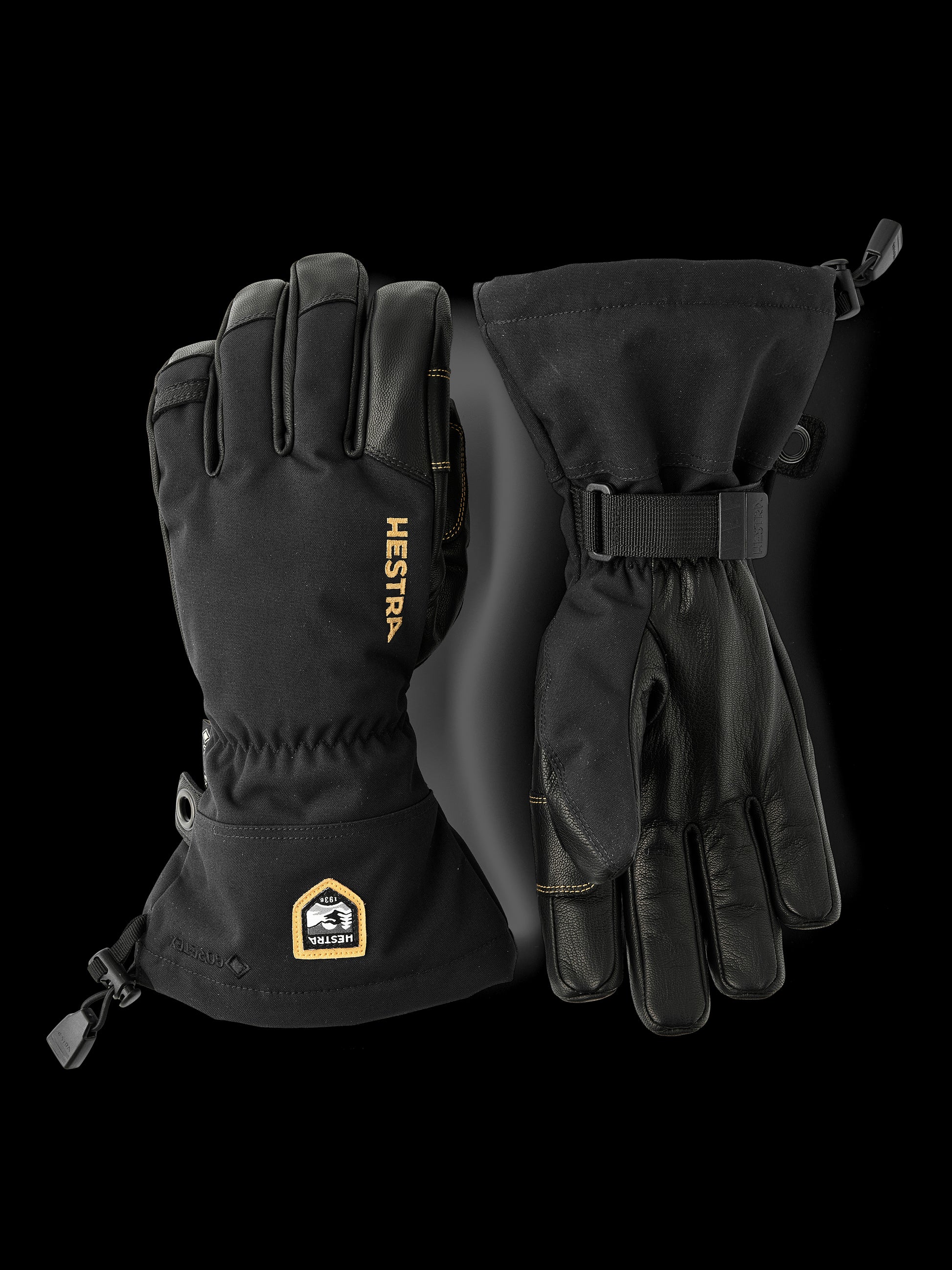 Army Leather Heli Ski 3-finger