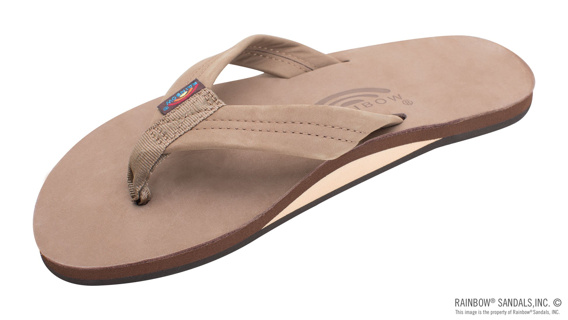 Single Layer Premier Leather with Arch Support 1" Strap