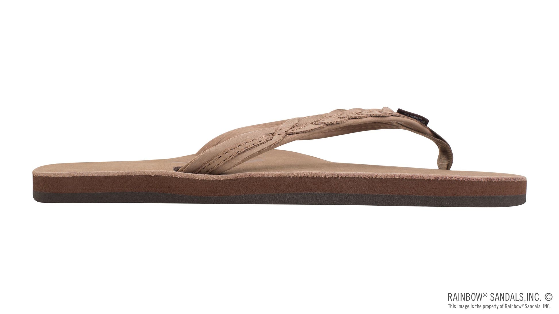The Madison – Single Layer Arch Support with a Braid on a 1/2" Narrow Rolled Strap