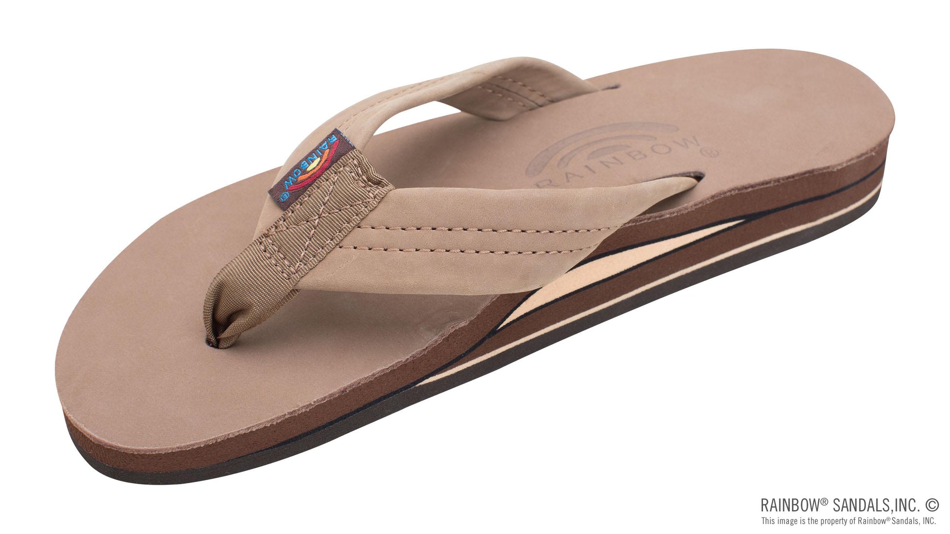 Women's Double Layer Arch Support Premier Leather with a 1" Strap