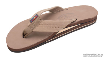 Women's Double Layer Arch Support Premier Leather with a 1" Strap