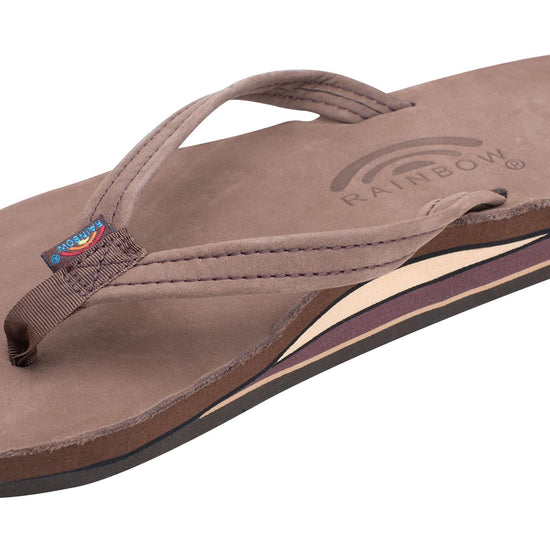Women's Double Layer Arch Support Premier Leather with a 1/2" Narrow Strap