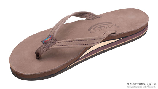Women's Double Layer Arch Support Premier Leather with a 1/2" Narrow Strap