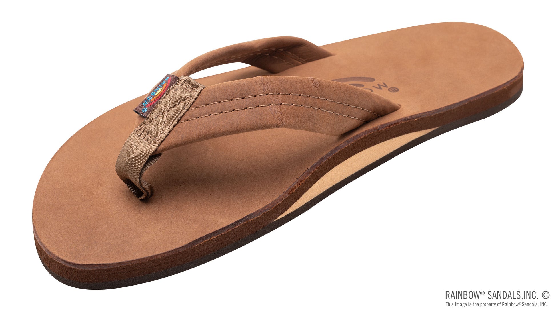 Single Layer Premier Leather with Arch Support 1" Strap