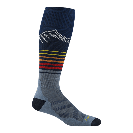 Men's Steep Lines Over-the-Calf Lightweight Ski & Snowboard Socks