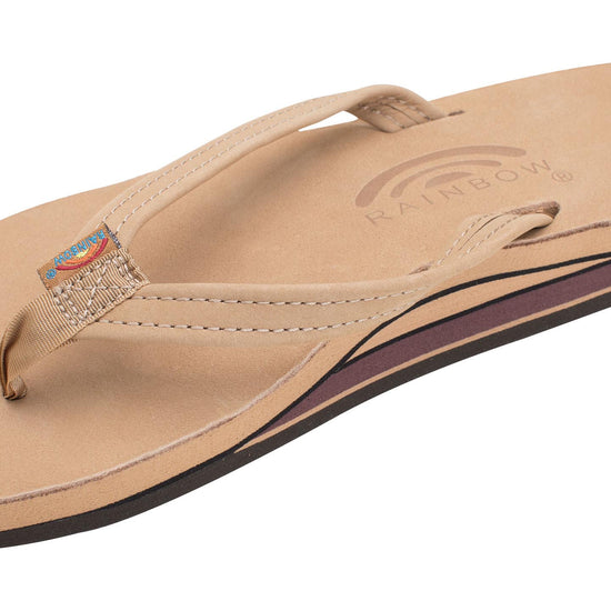 Women's Double Layer Arch Support Premier Leather with a 1/2" Narrow Strap