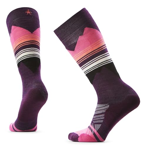 Women's Ski Targeted Cushion Pattern Over The Calf Socks