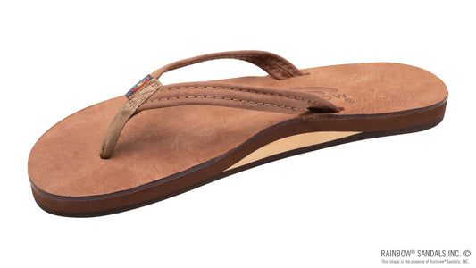 Luxury Leather - Single Layer Arch Support with a 1/2" Narrow Strap