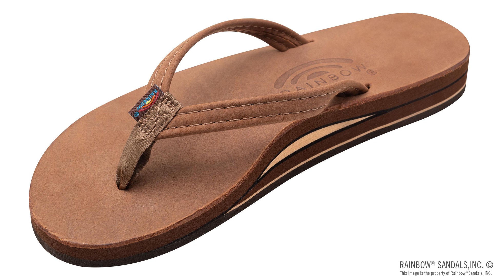 Women's Double Layer Arch Support Premier Leather with a 1/2" Narrow Strap