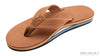 Women's Double Layer Arch Support Premier Leather with a 1" Strap