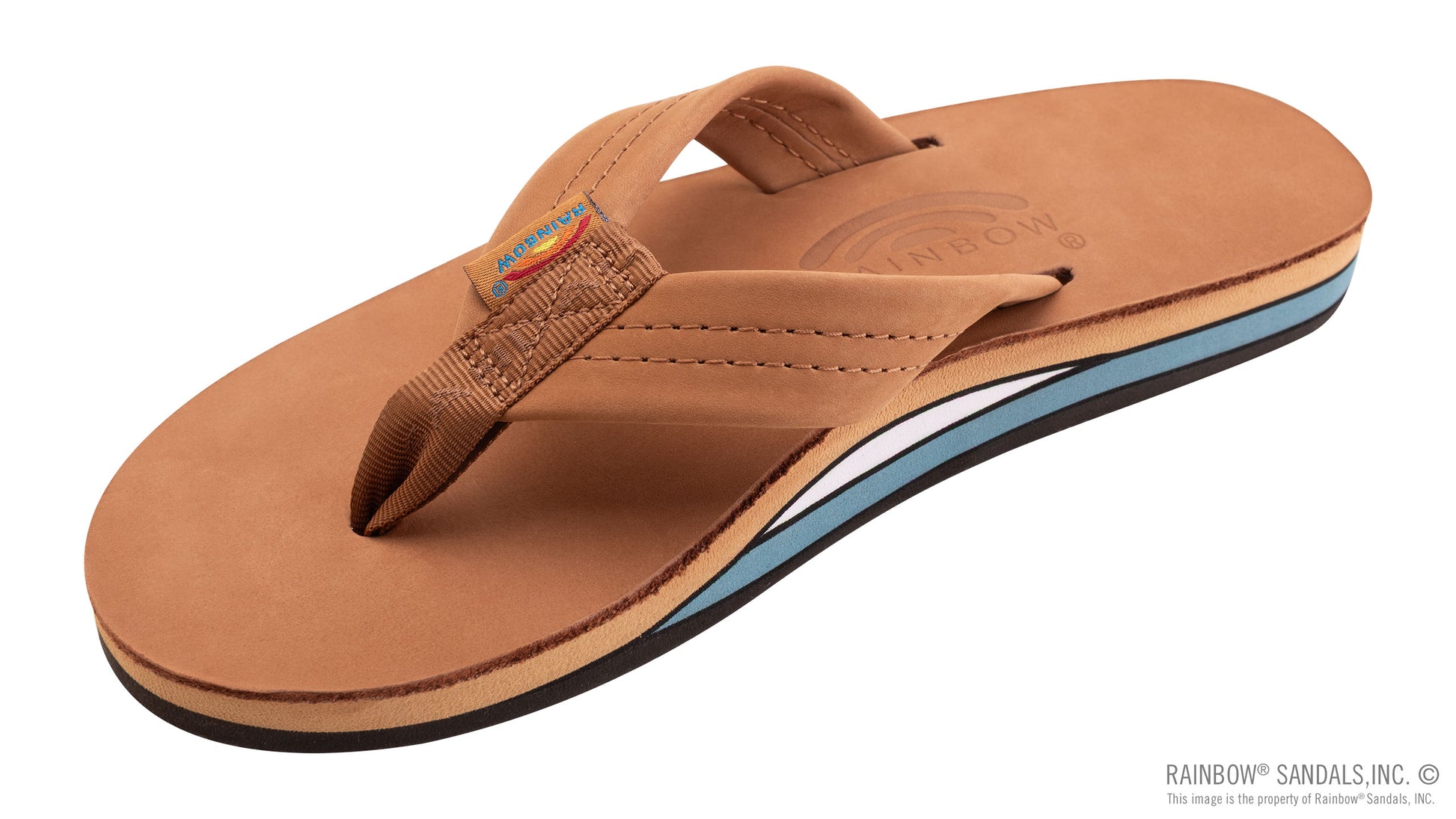 Women's Double Layer Arch Support Premier Leather with a 1" Strap