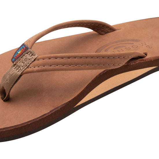 Women's Premier Leather Single Layer Arch Narrow Strap