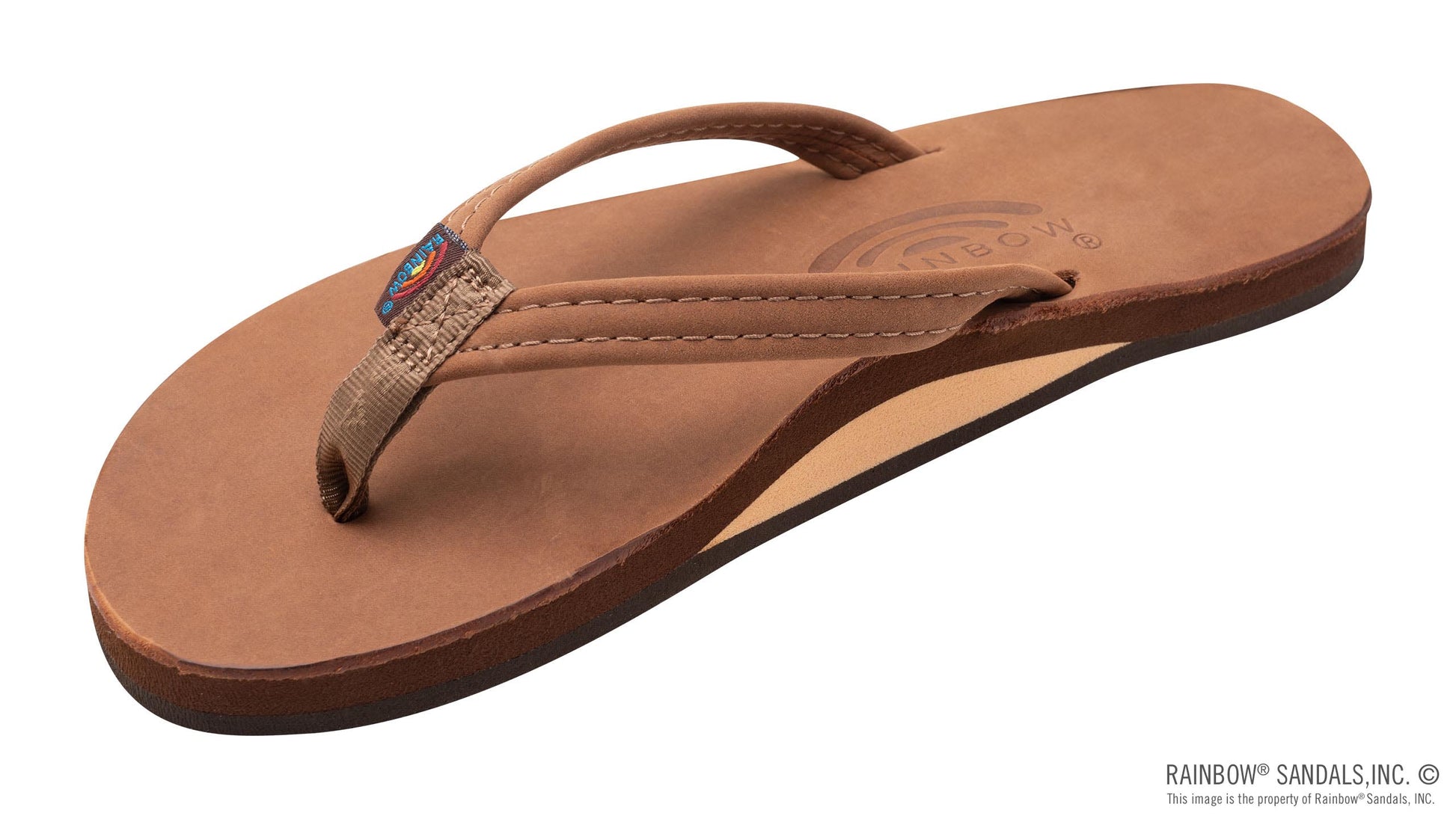 Women's Premier Leather Single Layer Arch Narrow Strap