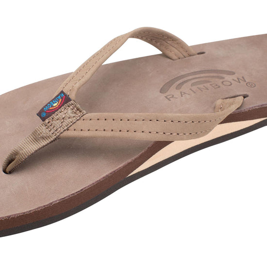 Premier Leather Single Layer Arch Narrow Strap