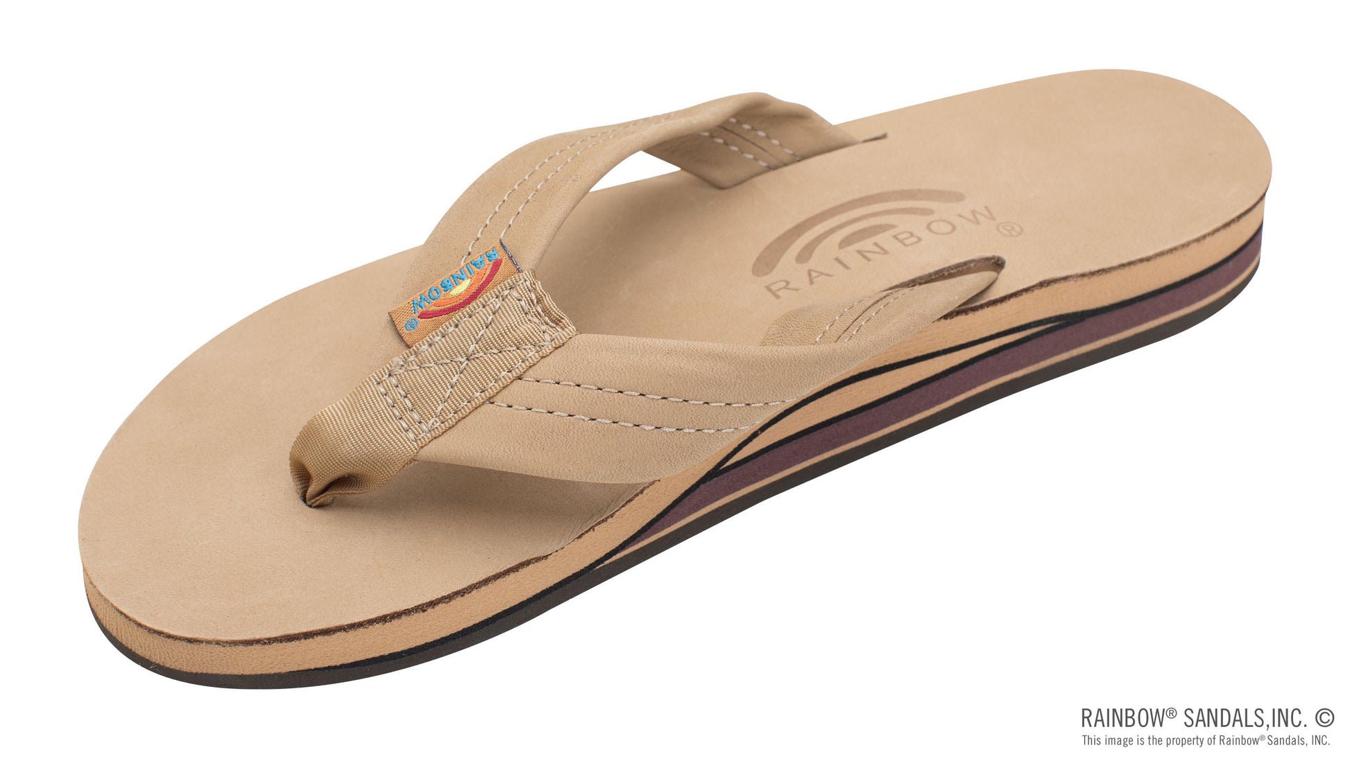 Women's Double Layer Arch Support Premier Leather with a 1" Strap