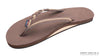 Flirty Braidy - Single Layer Premier Leather 1/2" Narrow Strap with Braid