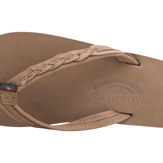 The Madison – Single Layer Arch Support with a Braid on a 1/2" Narrow Rolled Strap