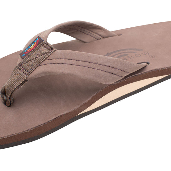 Single Layer Premier Leather with Arch Support 1" Strap