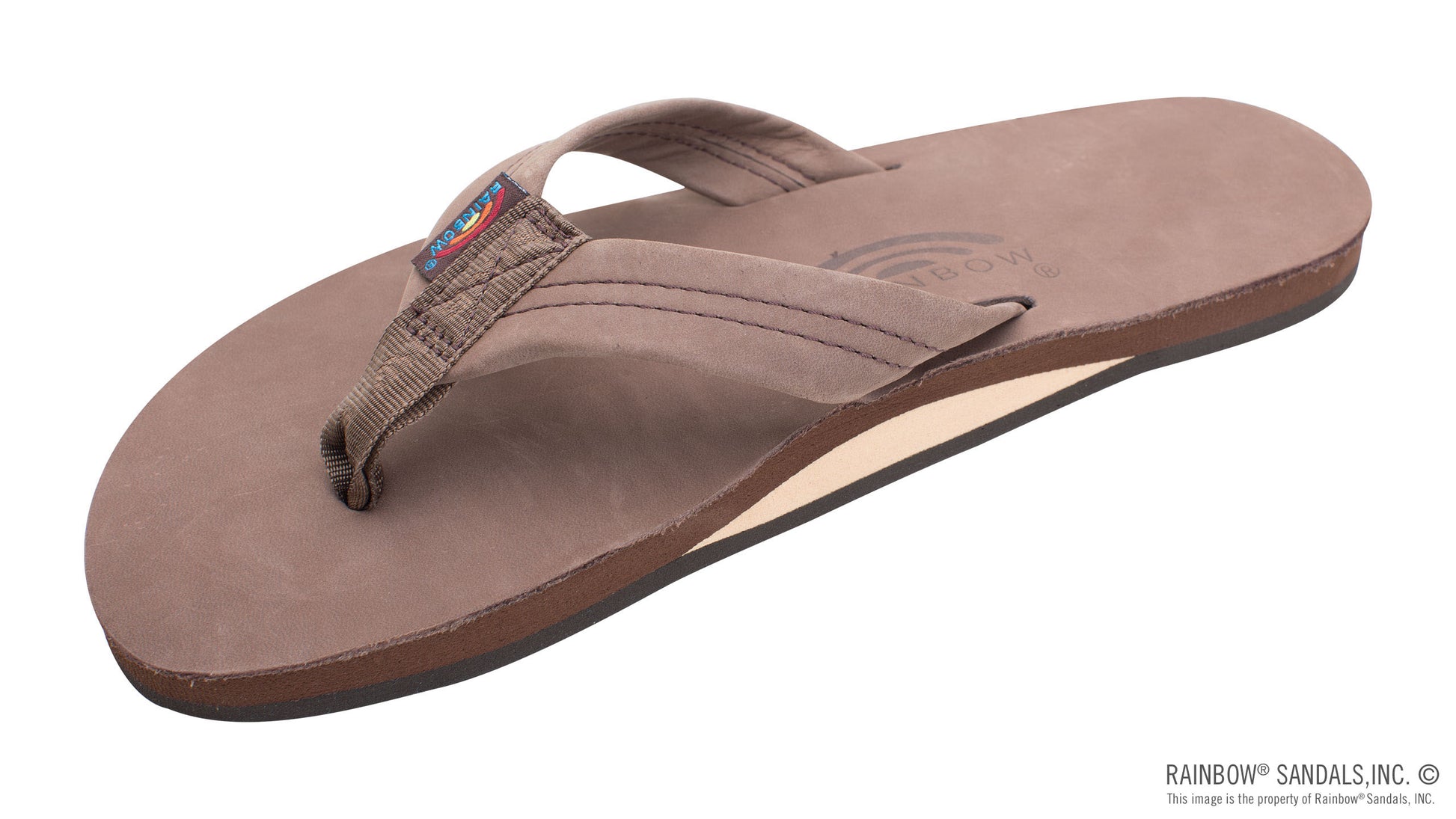 Single Layer Premier Leather with Arch Support 1" Strap