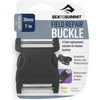 Side Release Field Repair Buckle with 1 Removable Pin