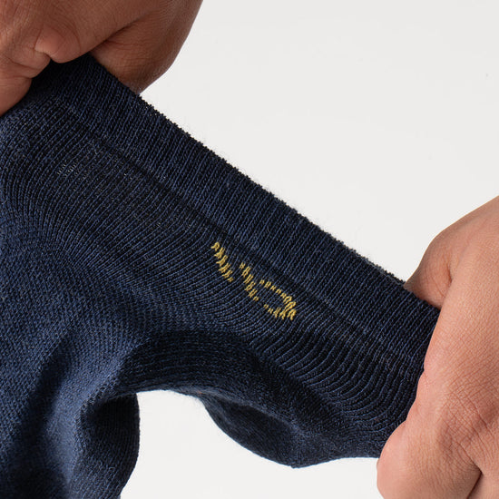 Men's Solid Cushioned No Show Socks