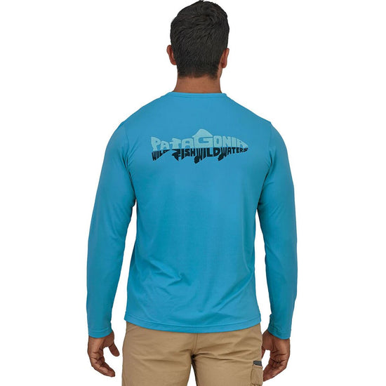 M Long Sleeve Capilene Cool Daily Fish Graphic Shirt