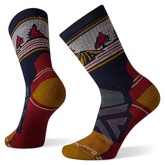 Hike Full Cushion Camp Scene Crew Socks