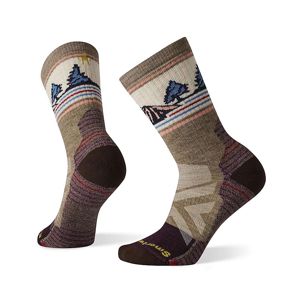Hike Full Cushion Camp Scene Crew Socks