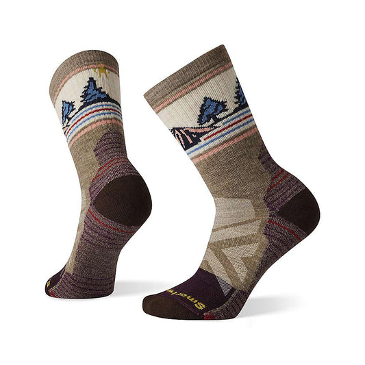 Hike Full Cushion Camp Scene Crew Socks